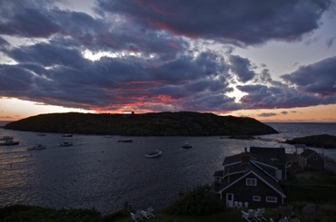 Sunset on Monhegan Island