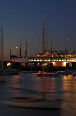 Ferry Docked at Vineyard Haven