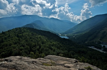 Franconia Notch from Artists Bluff